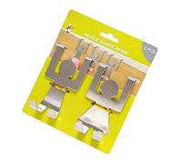 Over The Door Hooks, 2Pcs Man Shaped Over Cabinet Door Hook Steel Hanger