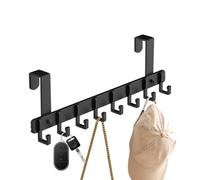 Over The Door Hooks - Door Hanger Hook, Stable Load Bearing Coat Holder, Heavy Duty Organizer Rack, Space Saving Storage Tool | Versatile Hanger for Bedroom Dormitory Living Room Bathroom Closet
