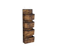 Over-the-Door Organizer for Space Saving, Rustic Brown