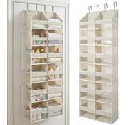 Over the Door Organizer Heavy Duty Hanging Storage - 139x55x17 Cm | Extra Wide Shoe Organiser Kitchen Storage Door Storage Organiser | Over Door Shoe Storage for Bedroom Nursery Home Accessories