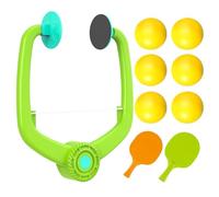 Over The Door Pong Solo Training Set, Hanging Strike Game to Improve Coordination | Adjustable Portable Indoor Sports Toy for Beginners, Athletes, Bedroom
