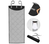 Over The Door Press Pad, 45.27×18.89in Heat-resistant Over The Door Steam Pad,Vertical Hanging Over Door Clothes Steamer Pad, Portable Foldable Over Door Clothes Steamer Pad for Clothes Steaming