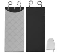 Over The Door Press Pad, 45.27×18.89in Heat-resistant Over The Door Steam Pad,Vertical Hanging Over Door Clothes Steamer Pad, Portable Foldable Over Door Clothes Steamer Pad (Steam Pad With Glove)