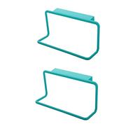 Over the Door Towel Rail, Dish Towel Holder for Hanging Over The Cupboard Drawer Cabinet Kitchen Bathroom Bar(blue)