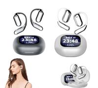 Over The Ear Earbuds,Intelligent Touch Screen Open Bluetooth Earphones Xp2,True Wireless Open Ear Earbuds Bluetooth 5.4,Touch Screen Display Xp2 Earbuds,Multiple Eq Sound Effects for Sport Running
