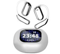 Over The Ear Earbuds, True Wireless Open Ear Earbuds Bluetooth 5.4, Ipx5 Waterproof, Intelligent Touch Screen Open Bluetooth Earphones, Wireless Sport Earbuds for Fitness, Running and Cycling
