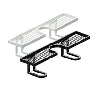 Over The Faucet Shelf Bathroom Quick Drainage 19.69 Inch No-Drill U Shape | Over The Bathroom Sink Organizer for Toothbrushes Cups Cosmetics Shampoos Kitchen Hotel Dormitory RV