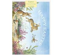 Over the Heather, Molly Brett Easter Cards, A6 Size, Pack of 5, White Envelopes, 149mm x 105mm, Easter Greeting