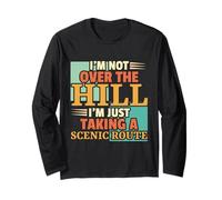 Over the Hill Humor Route Scenic Family Birthday Group Long Sleeve T-Shirt