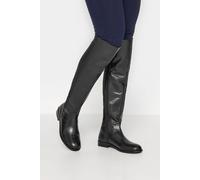 Long Tall Sally - Lts 50/50 Stretch Over The Knee Leather Boots In Standard Fit - Women's