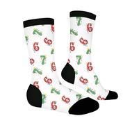 Over the Knee Socks,67 Socks For Boys Girls Six Design Funny 6 7 Baseball Socks 67
