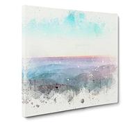 Over the Mountains in Poland Canvas Print | Gallery Wrapped 30mm Frame Wall Art | 20x20 inches | Ready to Hang | Abstract Landscape Picture | Living Room Bedroom Lounge Office