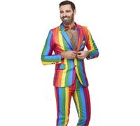 Smiffys Over The Rainbow Suit, Multicolor, M - Size 38-40