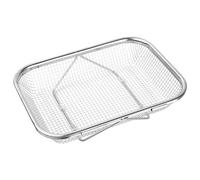 Over The Sink Colander, Collapsible Colander, 11.6-16.5" Expandable Kitchen Sink Strainer Basket, Fine Mesh Stainless Steel Sieves and Strainers for Strain Drain Rinse Fruits Vegetables Rice