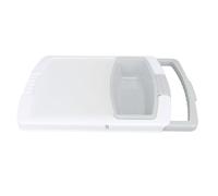 Over The Sink Cutting Board, Multifunction Plastic Chopping Board with Draining Basket and Container, Extra Large Drainage System for Kitchen, Baby Friendly Design for Food Prep (Style2)