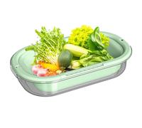 Over The Sink Strainer | Kitchen Drainer for Food | Space-Saving Basket for Berry Rinsing Vegetable Washing Pasta Draining Dish Drying Camping Apartment