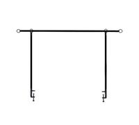 Over The Table Rod Stand With Clamps, Metal Arch Stand, Adjustable Metal Balloon Flower Holder, Arch Hold Backdrop Wedding Flower For Weddings, Garden, Festivel, Fiesta