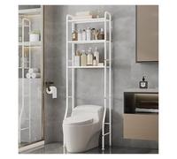 Over The Toilet Storage Rack - Space-Saving Bathroom Shelf for Most Toilets - Stylish White Toilet Rack for Efficient Bathroom Storage Solutions