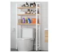 Over The Toilet Storage Shelf 3-Tier Freestanding for Bathroom Space-Saving Above Toilet Storage Solution White Bathroom Shelves for Optimal Space Utilization