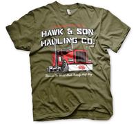 Over the Top Hawk & Son Hauling Co T-Shirt Olive