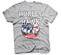 Over The Top Hurley Vs. Hawk T-Shirt Heather-Grey