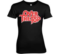 Over The Top Logo Girly Tee Damen T-Shirt Black