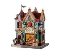 Over The Top Sweater Shop Lemax Christmas Village Illuminated Building
