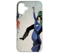 Over the Town Marc Chagall Expressionism Art Case for iPhone 16 Plus