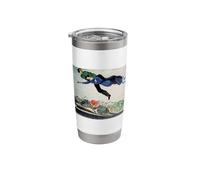 Over The Town Marc Chagall Expressionism Art Stainless Steel Insulated Tumbler