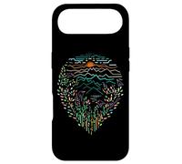 Over the trees listen birds sing sunrise mountain Line Art Case for iPhone Air