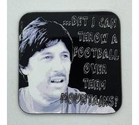 Over Them Mountains - Uncle Rico from Napoleon Dynamite - Drinks Coaster - Hardboard - 9cm x 9cm - Gloss Finish