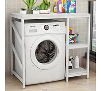 Over Washer Dryer Storage Shelf - Heavy-Duty 300KG Capacity Space-Saving Washing Machine Rack for Bathroom & Laundry Room Easy Installation
