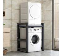 Over Washer Storage Cabinet Stacking Kit - Heavy-Duty Laundry Shelf for Space-Saving in Bathroom, Kitchen & Balcony - Ideal for Laundry Rooms, 300kg Capacity