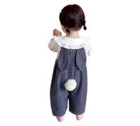 Overalls for Girls - Cute Soft Breathable Unisex Rabbit | Easter Bunny Costume Holiday Decor | for Outdoor Home Travel Picnic Camping Running Celebration Holiday Birthday Party
