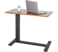 Overbed Hospital Bedside Table Adjustable Height with Rolling Wheels