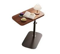 Overbed Table Tray - Adjustable 360° Rotating Bedside Table with Thickened Artificial Board Top for Bedroom and Hospital Use