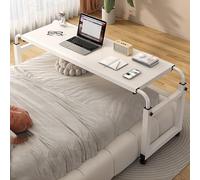 Overbed Table with Wheels, Adjustable Height Mobile Desk for Easy Access, Versatile Use for Home, Hospital, or Caregiving
