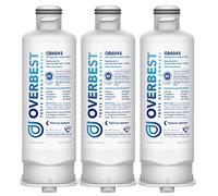 Overbest DA97-17376B Refrigerator Water Filter, Replacement for Samsung® HAF-QIN/EXP, HAF-QIN, DA97-08006C, RF28R7351SG, RF23M8070SR, RF23M8090SG, RF28R7201SR, OB6045 (Pack of 3)