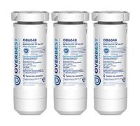 Overbest OB6048-3 XWF Water Filter, Replacement for GE XWF (WR17X30702), Applicable to models starting with GDE25, GFE26, GNE25, GNE27, GYE18, Pack of 3(Packaging may vary)
