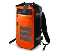 Overboard 20/30L Pro-Vis Waterproof Backpack - High Visibility Reflective Dry Bag, 100% Waterproof Roll-Top Rucksack for Cycling, Commuting & Outdoor Adventures