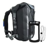 OverBoard Premium Waterproof Backpack | 20 Liter Floating Pack | 100% Waterproof Dry Bag with 2-Way Roll Top Sealing System (Black)