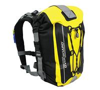 OverBoard Premium Waterproof Backpack | 20 Liter Floating Pack | 100% Waterproof Dry Bag with 2-Way Roll Top Sealing System (Yellow)