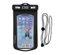 Overboard Waterproof Phone Case Large - 100% Waterproof Dry Pouch with Touchscreen Use, Floating Protection for iPhone, Samsung & Smartphones (Black)