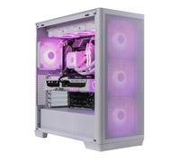 over clockers UK Gaming Calcite Pre-Built Gaming PC - Intel Core i7 14700KF CPU, RTX 5070 Ti GPU, 32GB DDR5, Gen4 NVMe SSD - 360mm AIO Liquid Cooler - RGB Case - WiFi 6 - White
