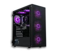 OVERCLOCKERS UK Mach 2 Gaming PC, Ryzen 5 7500F, RTX 5060 Ti, 32GB DDR5 | Pre-built gaming desktop with 1TB SSD, WiFi and Windows 11 Home gaming computer