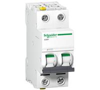 A9F06210 Overcurrent switch 400VAC lRominal: 10A pole: 2 for DIN rail SCHNEID...