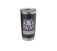Overdose Awareness Cute Elephant Stainless Steel Insulated Tumbler