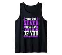 Overdose Awareness Purple Ribbon Think of You Drug Abuse Tank Top