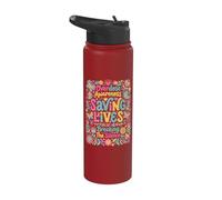Overdose Awareness Saving Lives Breaking The Silence Support Stainless Steel Insulated Water Bottle