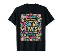 Overdose Awareness Saving Lives Breaking The Silence Support T-Shirt